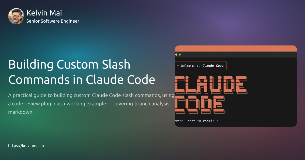 在 Claude Code 中构建自定义斜杠命令