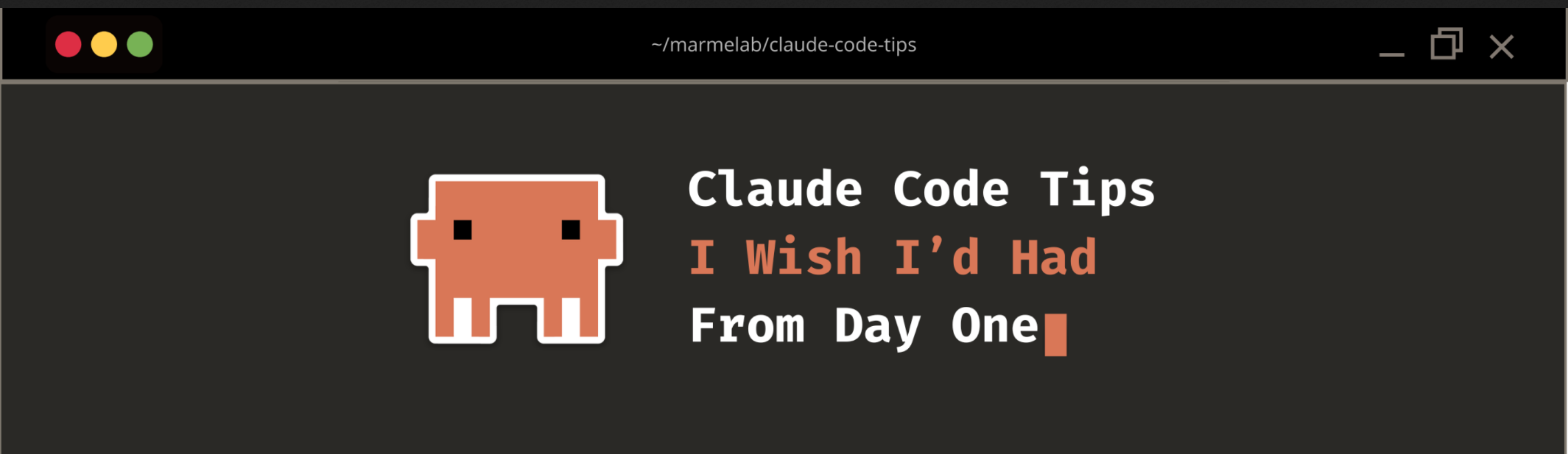 那些我希望从第一天起就知道的 Claude Code 技巧